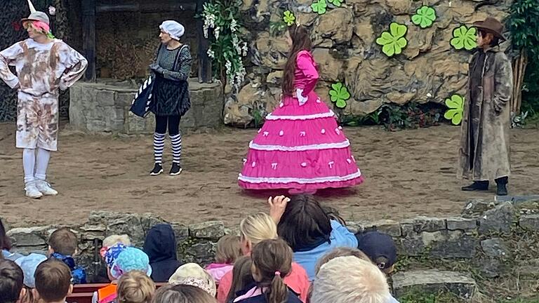 Die Schauspieler in Giebelstadt begeisterten die Zuschauer.