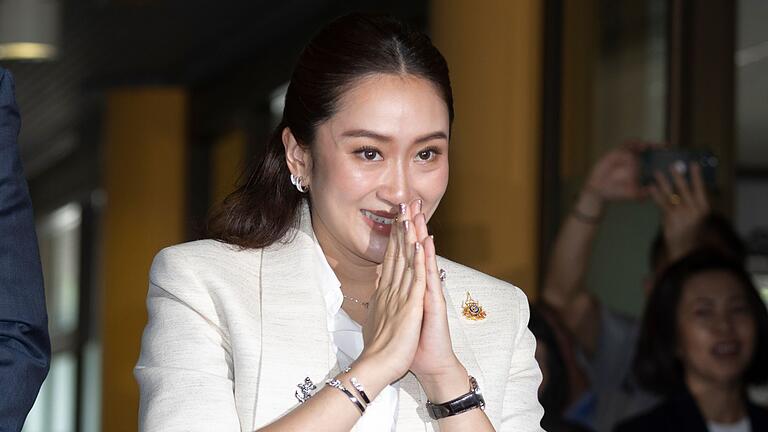 Wahl eines neuen Regierungschefs in Thailand       -  Paetongtarn Shinawatra wird die jüngste Regierungschefin aller Zeiten im Königreich.