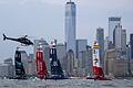 SailGP in New York       -  Die Weltliga des Segelsports ging in den USA zu Ende - und auch hier siegten am Sonntag die Spanier. (Archivbild)