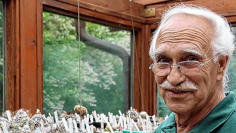 Kakteen waren seine Leidenschaft: Hermann Höfelein.