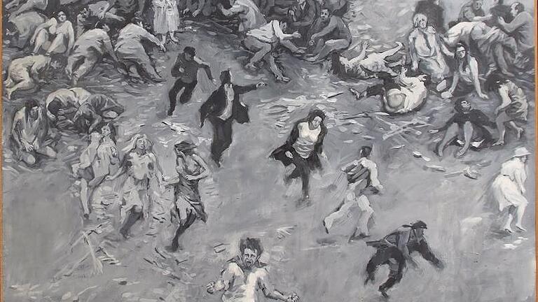 Ein Teil des Triptychons von Robert Höfling