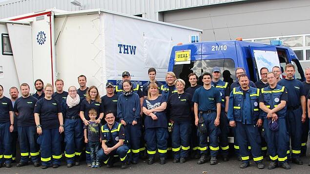 Eine bayernweite Zugtrupp-Ausbildung ging beim THW in Mellrichstadt über die Bühne. Eine bayernweite Zugtrupp-Ausbildung ging beim THW in Mellrichstadt über die Bühne.