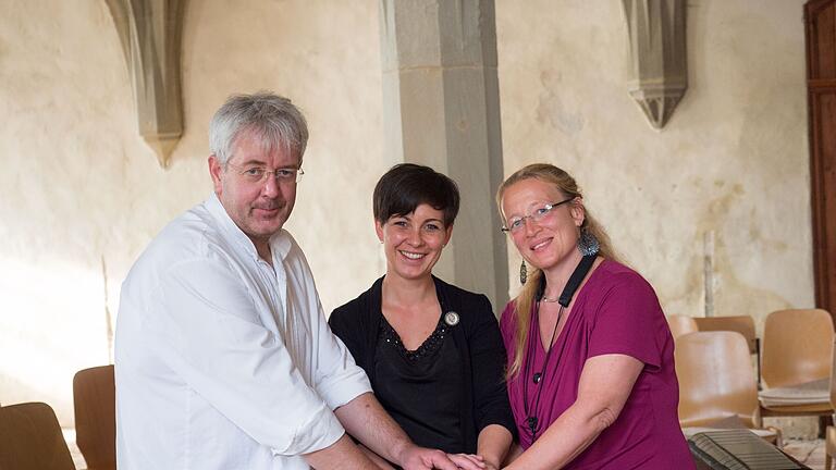 Im Bild (von links): Michael Scholl, Sonja Wißmüller und Angelika Eirich.