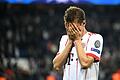 Peinlich       -  Thomas Müller war nach der bitteren Niederlage gefrustet.