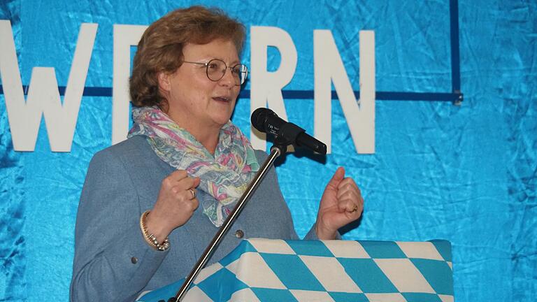 'Am Tag danach': In Oberwerrn besuchte Monika Hohlmeier die Parteibasis – zum zweiten Mal seit 1991.