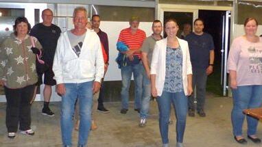 Im Bild (von links): Bürgermeister Ewald Vögler leitete die Wahl, die eine neue GZV-Führung brachte: Gabriele Endres, Nico Sudermann, Klaus Hohner, Andreas Vollmuth, Norbert Zehnder, Christoph Eads, Katharina Pfleger, Jean-Pierre Heinelt, Kerstin Eads, Luca Hofmann, Alexander Werschner. Es fehlen Alexander Seifert und Julian Altkuckatz Im Bild (von links): Bürgermeister Ewald Vögler leitete die Wahl, die eine neue GZV-Führung brachte: Gabriele Endres, Nico Sudermann, Klaus Hohner, Andreas Vollmuth, Norbert Zehnder, Christoph Eads, Katharina Pfleger, Jean-Pierre Heinelt, Kerstin Eads, Luca Hofmann, Alexander Werschner. Es fehlen Alexander Seifert und Julian Altkuckatz