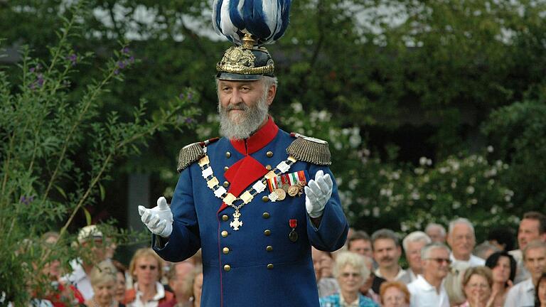 2006 feierte Peter Krug seinen 60. Geburtstag - natürlich als Prinzregent beim Rakoczy-Fest.
