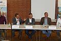 Zum Thema Barrierefreiheit debattierten im 12. Kitzinger VdK-Sozialforum (von links) Lebenshilfe-Geschäftsführer Manfred Markert, Helmut Bauer, Moderator Jürgen Gläser, Architekt Achim Kraus, Kreisbaumeister Joachim Gattenlöhner und Bauunternehmer Jürgen Haag.