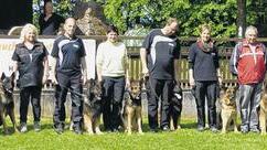 Bestanden: Die erfolgreichen Teilnehmer an der Frühjahrsprüfung des Vereins für Hundesport MSP.