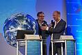 Beginn 14. Extremwetterkongress       -  Der Mediziner Eckart von Hirschhausen (l.) warnte vor den Auswirkungen des Klimawandels auf die menschliche Gesundheit.