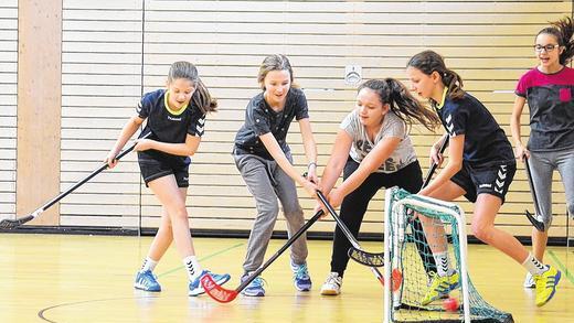 Tor! Ein fairer Umgang miteinander stand am Projekttag beim Hockey- und beim Fußballturnier an erster Stelle.