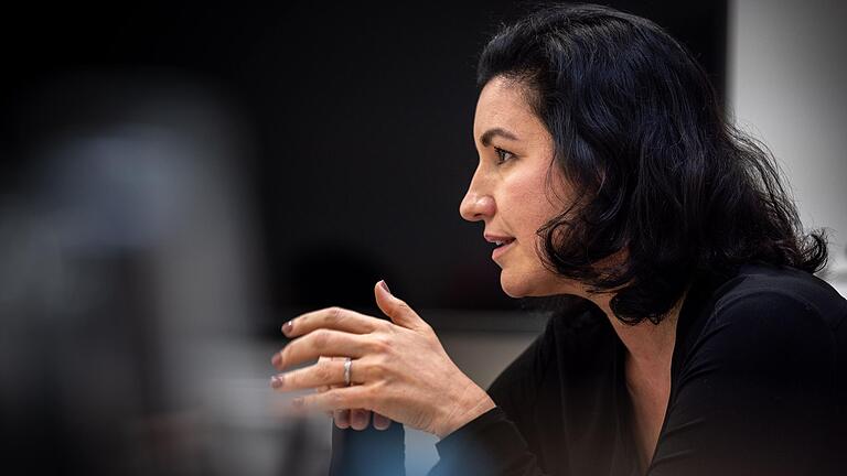 'Deutschland ist der Puff Europas', sagt Dorothee Bär. Das Bild zeigt sie im Februar beim Redaktionsbesuch der Main-Post in Bad Neustadt.