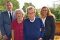 Irene und Herbert Brandenstein aus Wonfurt feierten das Fest der Diamantenen Hochzeit. Dazu gratulierten auch zweite Bürgermeisterin Daniela Lang und der stellvertretende Landrat Michael Ziegler.