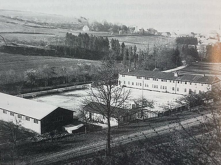 Blick auf das ehemalige Reichsarbeitsdienstlager (RAD) in Eltmann Blick auf das ehemalige Reichsarbeitsdienstlager (RAD) in Eltmann