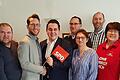 Gewählt wurde beim SPD-Ortsverein Lohr (von links): Karl-Heinz Ebert, Wolfgang Wagner, Sven Gottschalk, der neue Vorsitzende Marc Nötscher, Thomas Damm, Tanja Treml, Thomas Nischalke, Ruth Emrich und Franz Wolf.