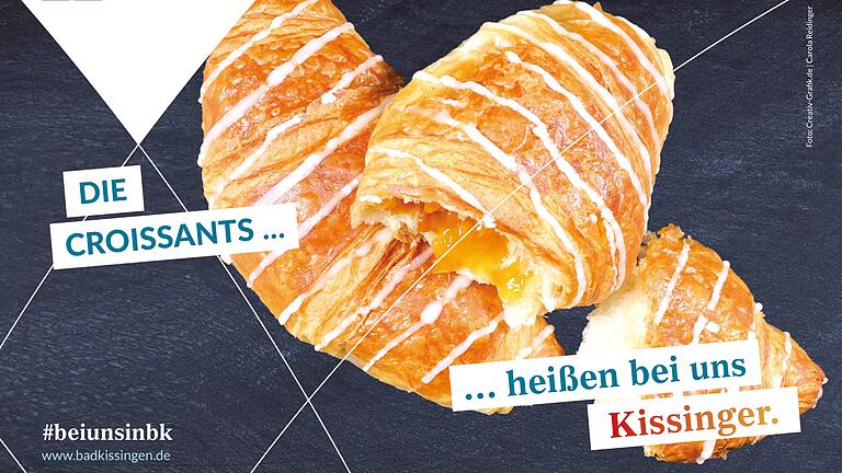Lecker, lecker: Diese Bad Kissinger Croissants&nbsp; haben's in sich.
