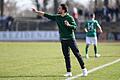 Trainer Victor Kleinhenz (FC Schweinfurt 05) hofft auf einen Auswärtssieg seiner Mannschaft beim SV Wacker Burghausen.