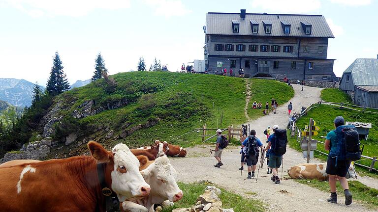 Rotwandhaus       -  Das Rotwandhaus ist ein beliebtes Wanderziel.