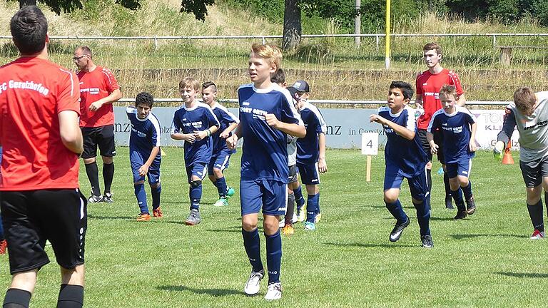 Drei Tage Fußballcamp: Kinder hatten beim FC Gerolzhofen ihren Spaß.