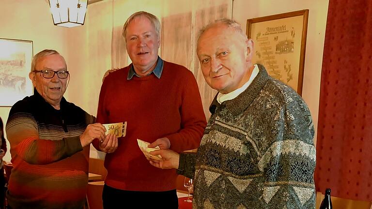 Auf dem Foto (von links) Hans Günter, Norbert Rahner, Karl Kümmeth.