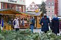 Der Würzburger Weihnachtsmarkt im vergangenen Jahr 2020. In diesem Jahr soll wieder mehr Markttreiben möglich sein.