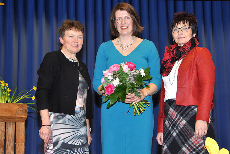 Kreisbäuerin Martina Wild, Referentin Anne Körkel und stellvertretende Kreisbäuerin Margarete Barthel (von links) beim Landfrauentag in der Weißen Mühle. Kreisbäuerin Martina Wild, Referentin Anne Körkel und stellvertretende Kreisbäuerin Margarete Barthel (von links) beim Landfrauentag in der Weißen Mühle.