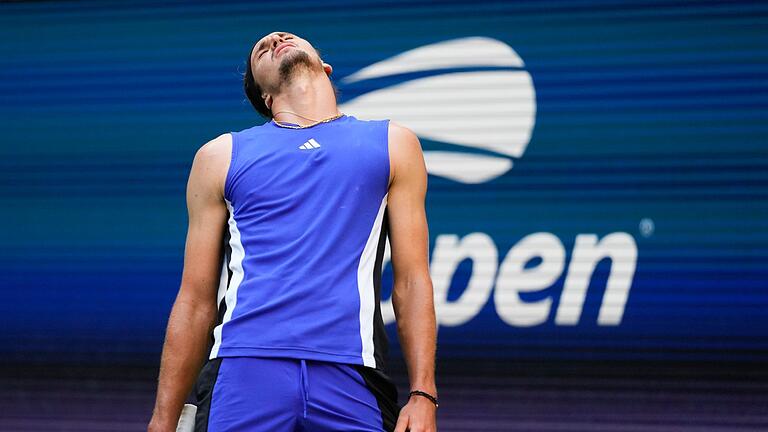 ATP-Tour - US Open       -  Alexander Zverev zeigte sich über sein Viertelfinal-Aus komplett frustriert.