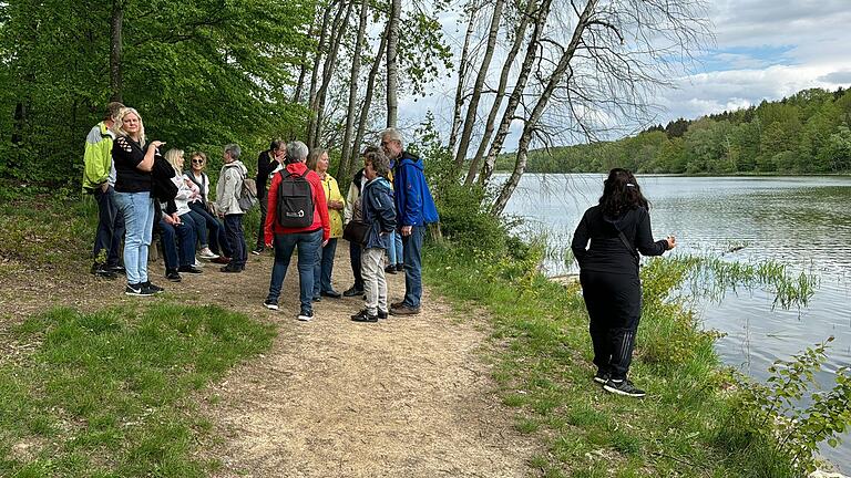 Kleine Pause beim Rundgang.