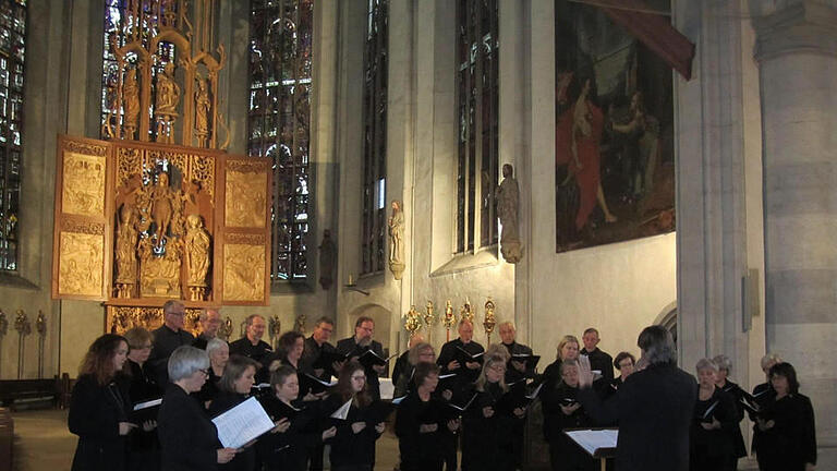 Das Ensemble Vokal Münnerstadt. Foto: Hartmut Hessel - Das Ensemble Vokal Münnerstadt. Foto: Hartmut Hessel Das Ensemble Vokal Münnerstadt. Foto: Hartmut Hessel - Das Ensemble Vokal Münnerstadt. Foto: Hartmut Hessel