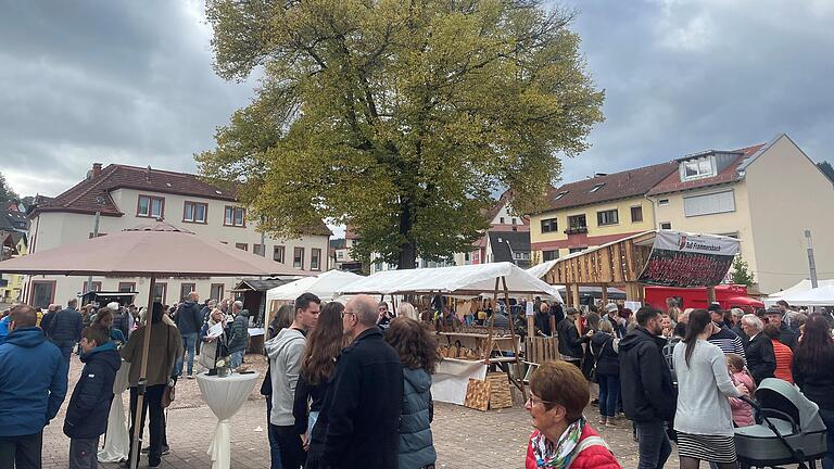 Der elfte Frammersbacher Holzmarkt zog am vergangenen Sonntag viele Besucher an.