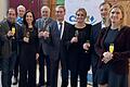 Anette Hollerbach (von links), Emanuele La Rosa, Fritz Freytag, Hülya Düber, Felix Hemberger, Harald Habermann, Sonja Buchberger, Wolfgang Roth und Judith Roth-Jörg.