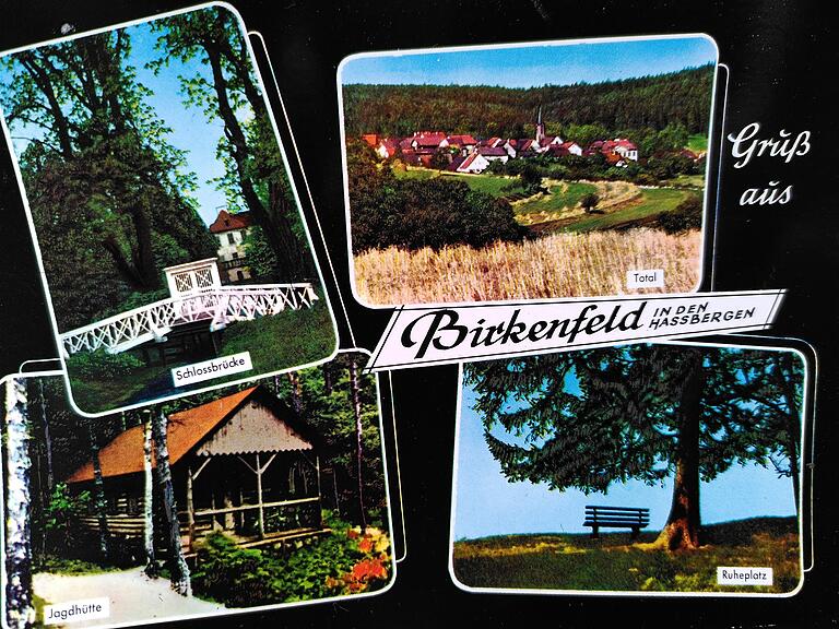 Eine Zusammenstellung aus verschiedenen Motiven: Ähnlich wie diese alte Postkarte aus Birkenfeld (Markt Maroldsweisach) könnten die neu aufgelegten Postkarten aussehen. Eine Zusammenstellung aus verschiedenen Motiven: Ähnlich wie diese alte Postkarte aus Birkenfeld (Markt Maroldsweisach) könnten die neu aufgelegten Postkarten aussehen.