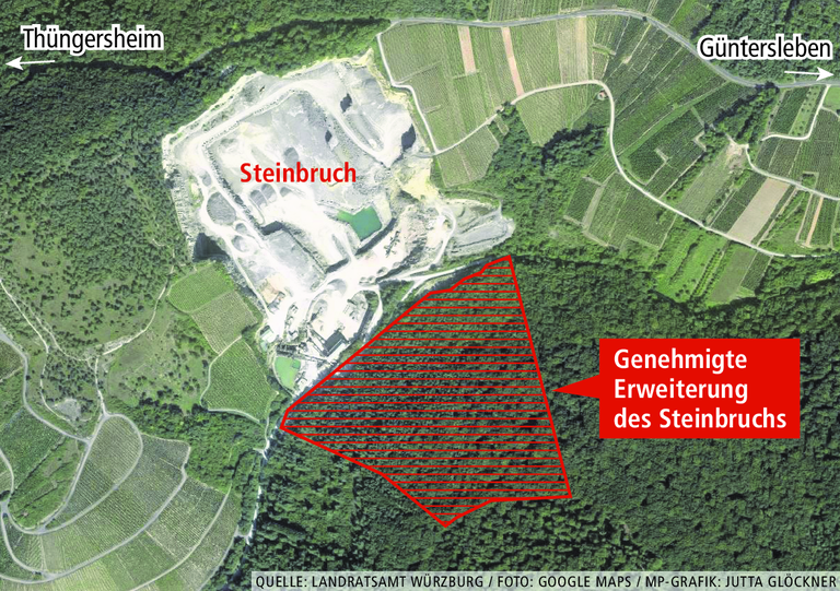 Umweltschützer kritisieren Grundwasserentnahme für Steinbruch Umweltschützer kritisieren Grundwasserentnahme für Steinbruch