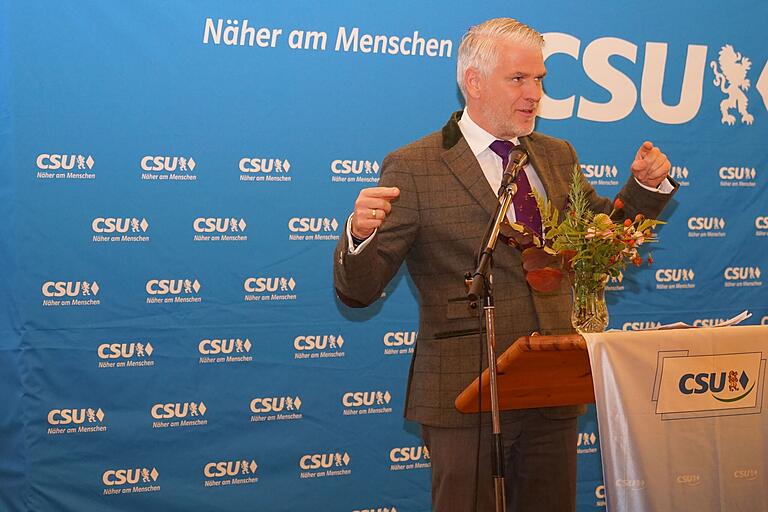 CSU-Bezirksvorsitzender Steffen Vogel: 'Was wäre gewesen, wenn es in Rottenbauer keinen CSU-Ortsverband gegeben hätte?' CSU-Bezirksvorsitzender Steffen Vogel: 'Was wäre gewesen, wenn es in Rottenbauer keinen CSU-Ortsverband gegeben hätte?'