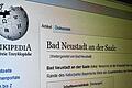 Wikipedia im Test: Die Online-Enzyklopädie Wikipedia feiert 15. Geburtstag. Aus diesem Anlass haben wir das Internet-Lexikon einem Faktencheck unterzogen und geschaut, was es über Bad Neustadt weiß.Foto: Sarah Zubel