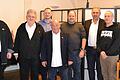 Für die Boxer im Bezirk Unterfranken tragen Verantwortung (von links) Thomas Dietz, Kampfrichter-Obmann Gert-Ulrich Langer, Bezirksjugendwart Maik Dreßler, Bezirkssportwart Hans Bales, Harry Zernetsch, Landessportwart Heiner Pauckner, Uwe Eckstein und Vize-Landessportwart Alfred Hörauf. Hess