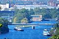 Die Maxbrücke, hier mit Blick vom Beerhüterturm aus fotografiert, muss abgerissen und neu gebaut werden. Das geschieht frühestens 2027 nach dem Ende der Landesgartenschau.