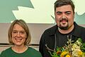 Jessica Hecht und Niklas Wagener sind die Spitzenkandidaten der Grünen für Unterfranken.