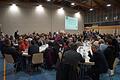 Volles Haus bei der Bürgerversammlung in Estenfeld: 300 Bürger, mehr als beim Neujahrsempfang, zeigten sich für das Thema &bdquo;Nutzung des Wirtschaftshofes der Kartause Engelgarten&rdquo; interessiert.