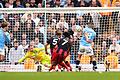 Manchester City - FC Fulham       -  Mateo Kovacic erzielt gegen den deutschen Torhüter Bernd Leno seinen zweiten Treffer.