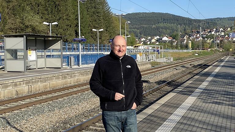 Bahnthemen sind ihm wichtig: SPD-Bundestagsabgeordneter Bernd Rützel,&nbsp; Technischer Oberamtsrat a.D. bei der Deutschen Bahn AG.