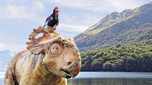 Beste Freunde: Alex (oben) und der kleine Dino Patchi im Animationsstreifen „Dinosaurier 3-D – Im Reich der Giganten“. Beste Freunde: Alex (oben) und der kleine Dino Patchi im Animationsstreifen „Dinosaurier 3-D – Im Reich der Giganten“.