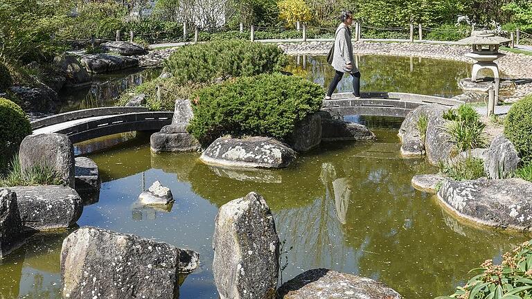 Eine der großen Attraktionen bei der Gartenschau zwischen Friedensbrücke und Festung war der japanische Garten.