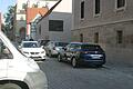 Die Pfarrgasse in Iphofen ist eine der Hauptachsen der Altstadt und wird bisweilen zum Nadelöhr.