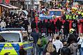 Antifa und Grüne Jugend&nbsp; blockierten den Querdenker-Faschingszug in der Würzburger Innenstadt.