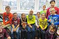 Interessierte Zuhörer: Evi Stäblein war als Vorleserin in der 4. Klasse der Kreuzberg-Grundschule im Schulhaus von Schönau.