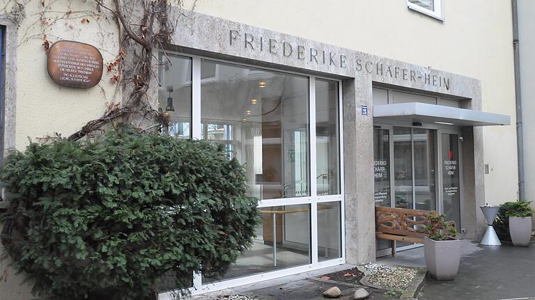 Der Eingang des Friederike-Schäfer-Heims in der Judengasse in Schweinfurt.