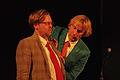 Arthur Senkrecht (rechts, Arnd Schimkat) und Sven Hussock (links) haben im Kurtheater ihr Programm „Must Be Love“ präsentiert.       -  Arthur Senkrecht (rechts, Arnd Schimkat) und Sven Hussock (links) haben im Kurtheater ihr Programm „Must Be Love“ präsentiert.