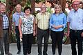 Bundestagsabgeordnete Nina Warken (Zweite von rechts) mit dem wiedergewählten Vorstand der Senioren-Union Main-Tauber (von rechts) Walter Lutz (Kreisvorsitzender), Norbert Seitz, Marlies Petzl und Jürgen Küchler (Stellvertreter) sowie Christian-Andreas Strube (Schriftführer und Pressereferent).