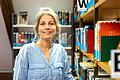 Präsentierte positive Zahlen für die Stadtbibliothek: Leiterin Anna Scharf freut sich über einen Zuwachs um gleich ein Fünftel bei den Ausleihen. Gut angenommen werden die Veranstaltungen, darunter auch neue Formate wie der Elterntalk.